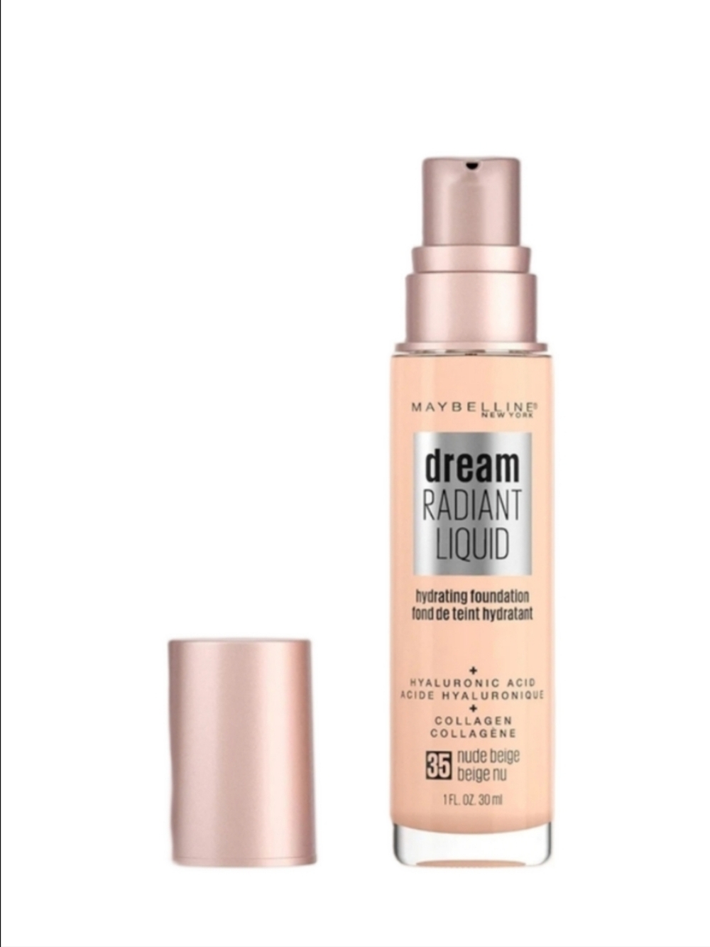 Maybelline Dream Radiant Liquid Medium Coverage, 35 Nude Beige